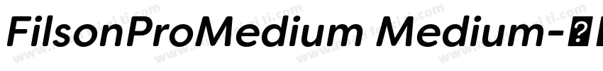 FilsonProMedium Medium字体转换